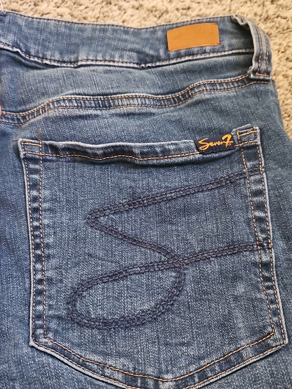 STUNNING SEVEN7 WEEKEND SHORTS JEAN SHORTS